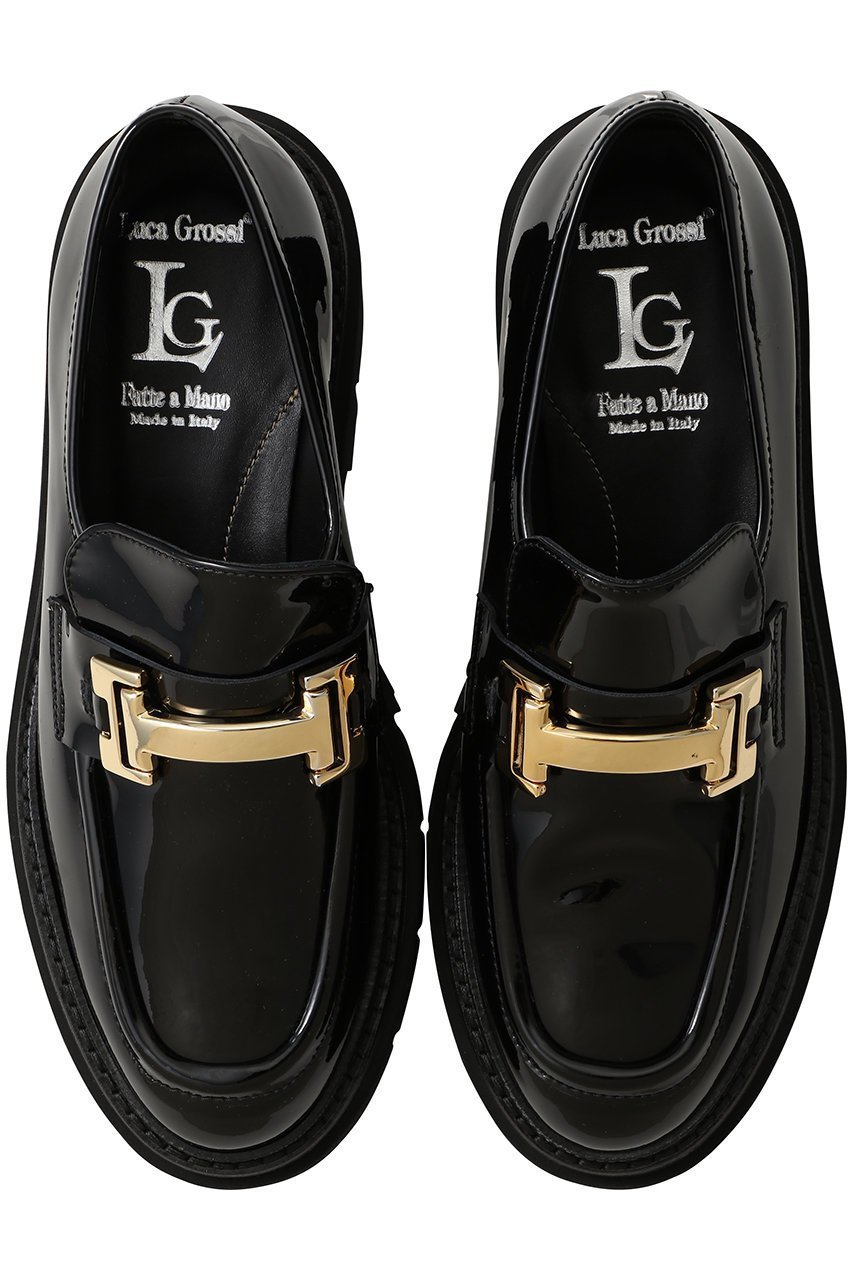 【ルカグロッシ/LucaGrossi】の厚底メタルモチーフローファー 人気、トレンドファッション・服の通販 founy(ファニー) 　ファッション　Fashion　レディースファッション　Fashion for Women　なめらか　Smooth, Silky Texture　シューズ　Shoes, Footwear　フラット　Flat, Flat Shoes　メタル　Metal, Metal Parts　モチーフ　Motif, Design Theme　リュクス　Luxury, Elegant, High-End, Chic　エレガント 上品　Elegant　厚底　Platform Shoes　other-4|ID: prp329100004892933 ipo3291000000036574471