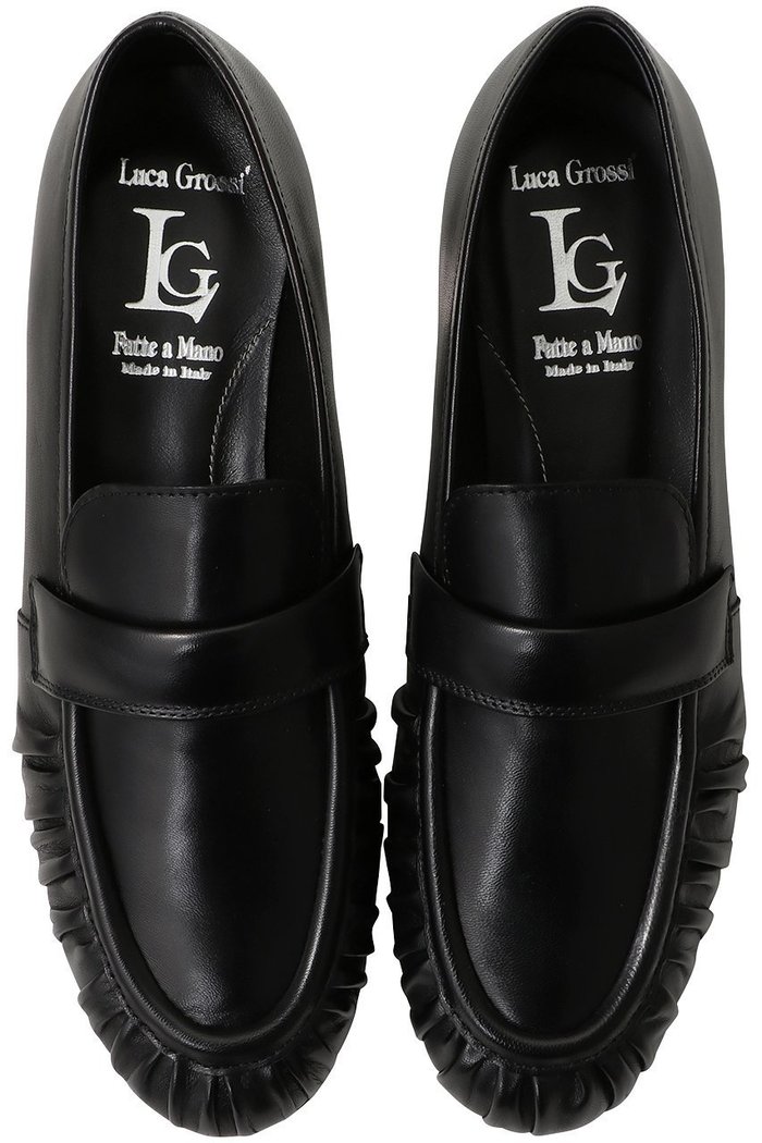 【ルカグロッシ/LucaGrossi】のギャザーフラットローファー インテリア・キッズ・メンズ・レディースファッション・服の通販 founy(ファウニー) https://founy.com/ ファッション Fashion レディースファッション Fashion for Women ギャザー Gathered, Ruffled シューズ Shoes, Footwear フラット Flat, Flat Shoes フロント Front, Front Design |ID: prp329100004892948 ipo3291000000036574582