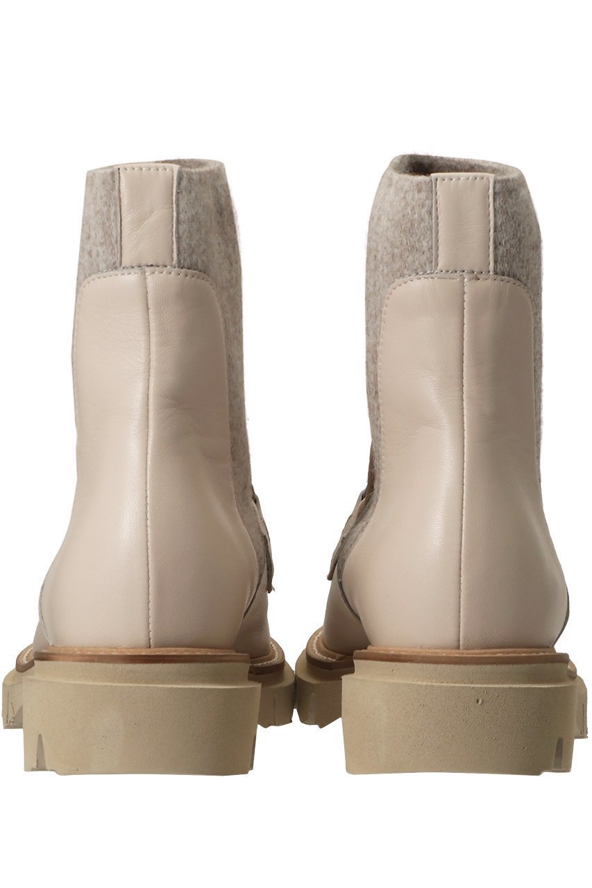 【ルカグロッシ/LucaGrossi】の厚底チェーンショートブーツ 人気、トレンドファッション・服の通販 founy(ファニー) 　ファッション　Fashion　レディースファッション　Fashion for Women　ショート　Short, Short Length　チェーン　Chain, Chain Strap　トレンド　Trend, Trending Now　ドッキング　Docking, Mixed Material　フェミニン　Feminine, Girly　厚底　Platform Shoes　other-3|ID: prp329100004892963 ipo3291000000036574675