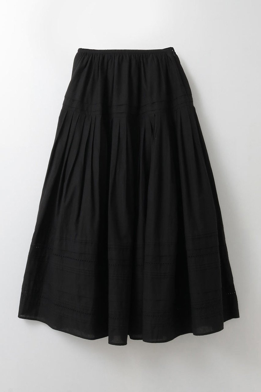 【ハー/HER.】のタックティアードスカート 人気、トレンドファッション・服の通販 founy(ファニー) 　ファッション　Fashion　レディースファッション　Fashion for Women　スカート　Skirts　ティアードスカート　Tiered Skirts　ロングスカート　Long Skirts / Maxi & Midi Skirts　インド　Indian Textile　ランダム　Random, Irregular　レース　Lace, Lace Fabric　ロング　Long, Long-Length　新作・新入荷　New Arrivals / New In　other-2|ID: prp329100004892987 ipo3291000000036574878