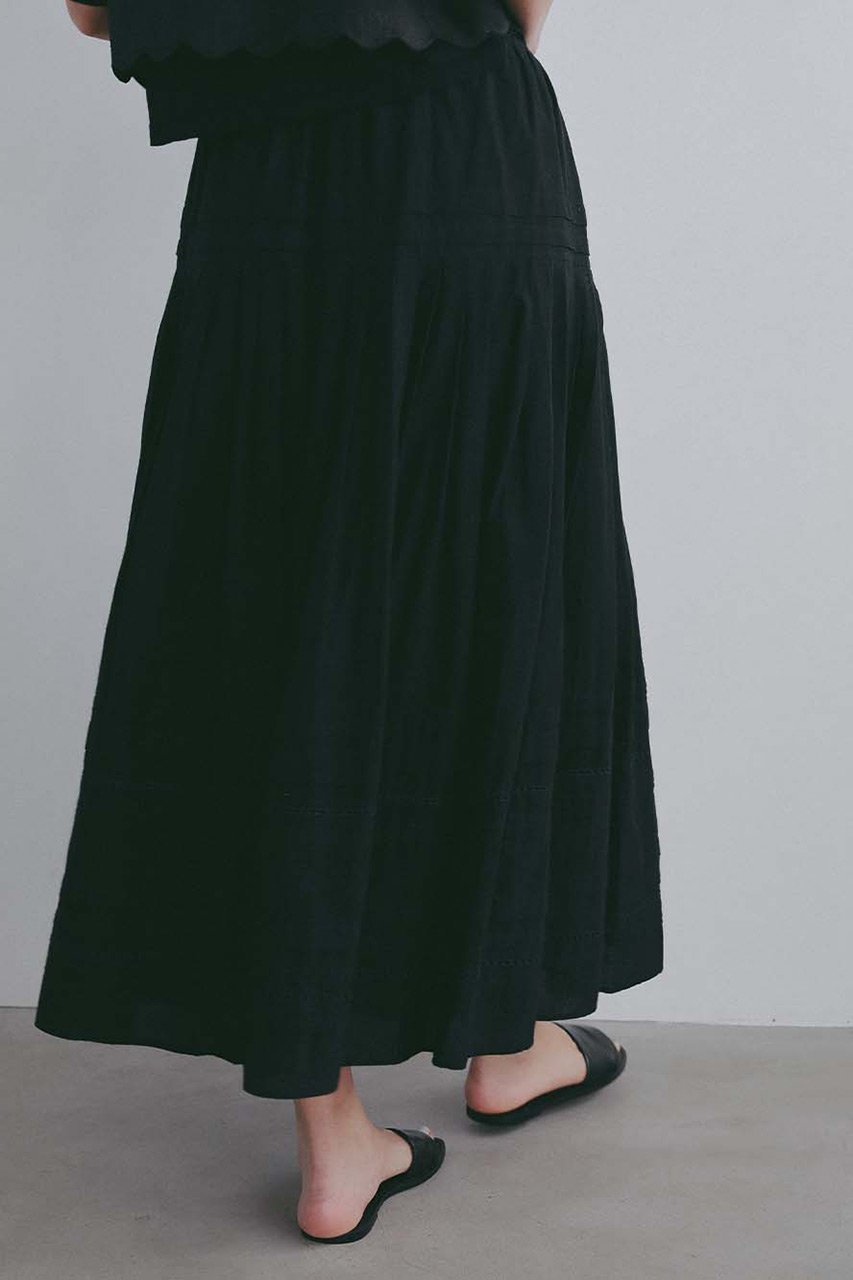 【ハー/HER.】のタックティアードスカート 人気、トレンドファッション・服の通販 founy(ファニー) 　ファッション　Fashion　レディースファッション　Fashion for Women　スカート　Skirts　ティアードスカート　Tiered Skirts　ロングスカート　Long Skirts / Maxi & Midi Skirts　インド　Indian Textile　ランダム　Random, Irregular　レース　Lace, Lace Fabric　ロング　Long, Long-Length　新作・新入荷　New Arrivals / New In　other-5|ID: prp329100004892987 ipo3291000000036574881