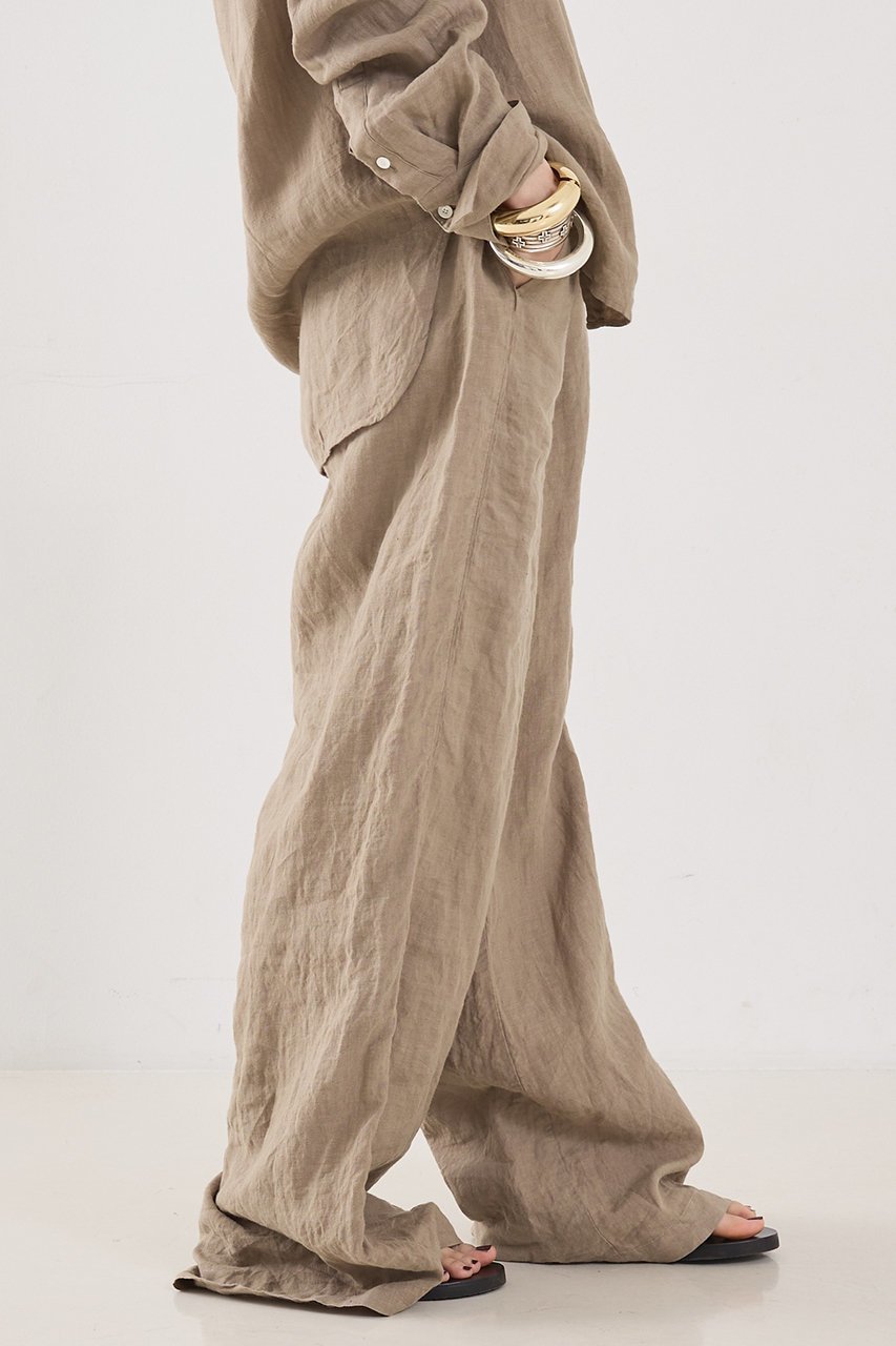 【ザ ストア バイ シー/THE STORE by C】の【COCUCA】リネンペアリングパンツ 人気、トレンドファッション・服の通販 founy(ファニー) 　ファッション　Fashion　レディースファッション　Fashion for Women　パンツ　Pants & Trousers　ジュエリー　Jewelry, Accessories　セットアップ　Set-Up, Coordinated Outfit　パイピング　Piping, Trim Design　リゾート　Resort, Vacation Style　リネン　Linen, Linen Fabric　リラックス　Relax, Relaxed Fit　おすすめ　Recommended / Our Picks　新作・新入荷　New Arrivals / New In　other-4|ID: prp329100004893022 ipo3291000000036575317