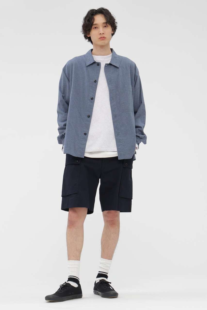【マーガレット ハウエル/MARGARET HOWELL / MEN】のWASHED COTTON NYLON RIPSTOP TROUSERS 大人の最旬トレンドファッション＆コーディネート founy(ファウニー) 　ファッション　Fashion　メンズファッション　Fashion for Men　ボトムス　Bottoms　ハーフパンツ・ショートパンツ　Shorts & Half Pants　ショーツ　Shorts, Short Pants　ショート　Short, Short Length　ストレッチ　Stretch, Stretchy Fabric　モダン　Modern, Contemporary　リップ　Lip, Lip Motif　 other-1|ID: prp329100004893029 ipo3291000000036575362