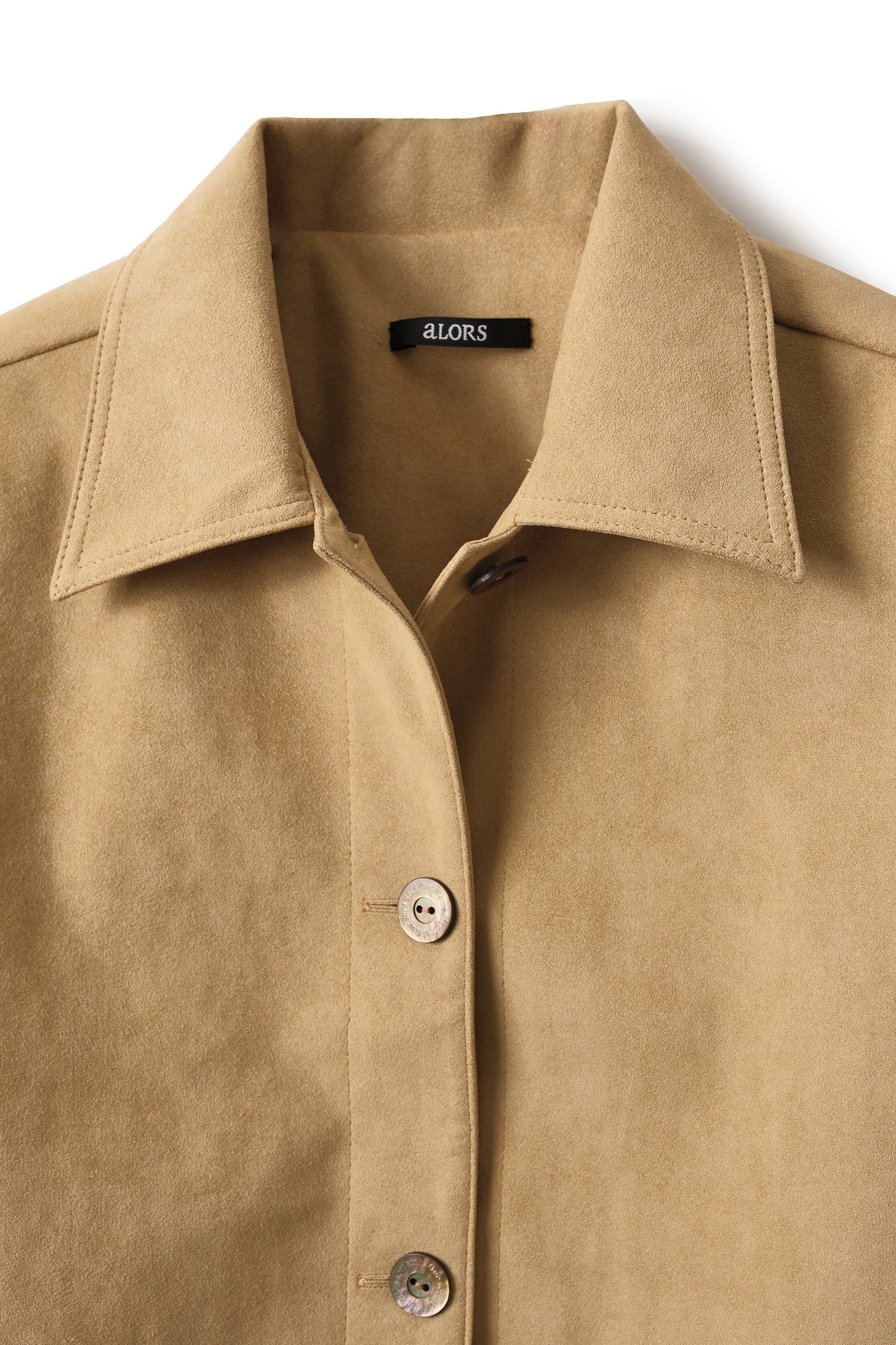 【アロー/aLORS】のVeste courte en ジャケット 大人の最旬トレンドファッション＆コーディネート founy(ファウニー) 　ファッション　Fashion　レディースファッション　Fashion for Women　アウター　Coat / Outerwear Collection　レディースジャケット・軽アウター　Jackets　イタリア　Italy　洗える　Machine Washable　ジャケット　Jacket, Outerwear　なめらか　Smooth, Silky Texture　リュクス　Luxury, Elegant, High-End, Chic　リラックス　Relax, Relaxed Fit　エレガント 上品　Elegant　other-3|ID: prp329100004893051 ipo3291000000036575538