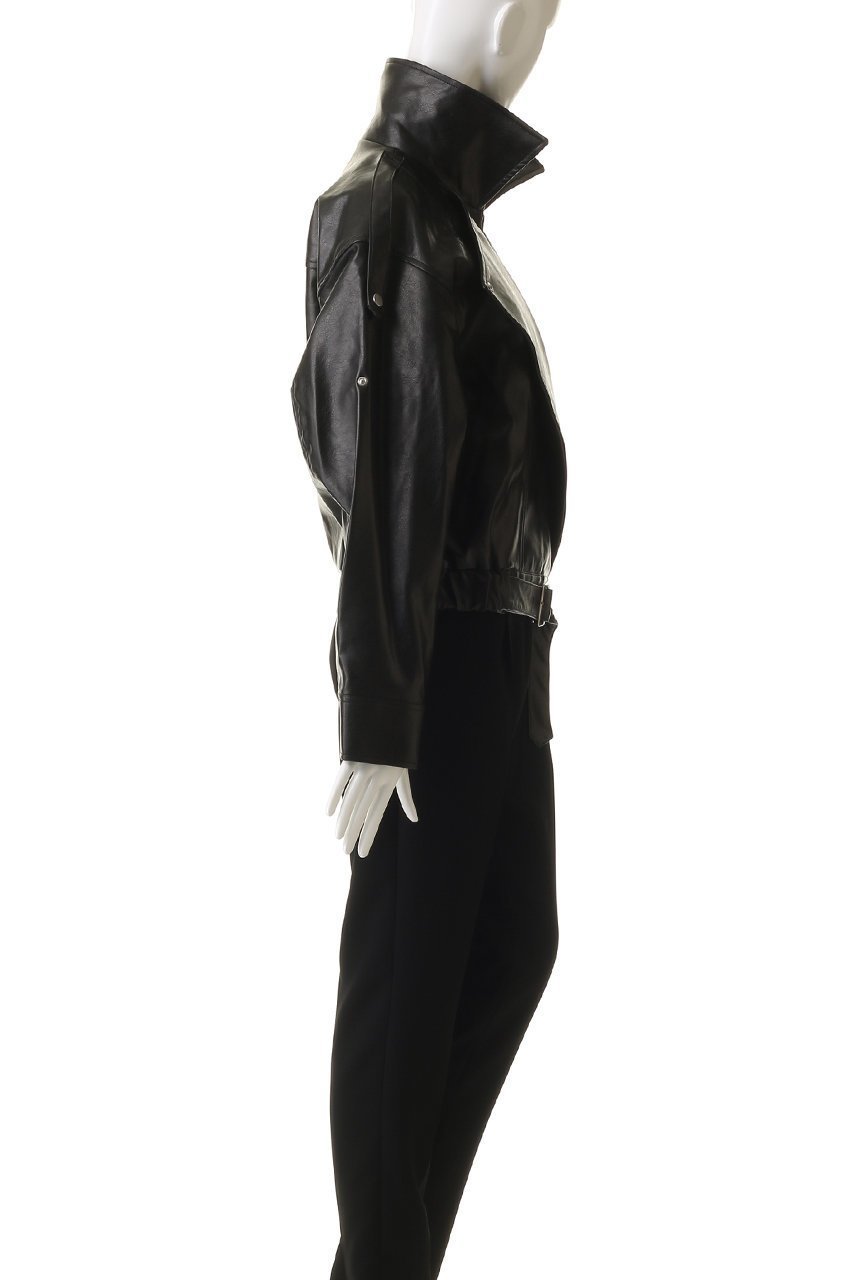 【ヴェニカ/Venica】のStand collar leather blouson 人気、トレンドファッション・服の通販 founy(ファニー) ファッション Fashion レディースファッション Fashion for Women アウター Coat / Outerwear Collection レディースジャケット・軽アウター Jackets ブルゾンジャケット・スポーティアウター Blouson Jackets なめらか Smooth, Silky Texture クール Cool, Chic ジャケット Jacket, Outerwear スタンド Stand Collar, Upright Stand スラックス Slacks, Dress Pants デニム Denim, Jeans Material ブルゾン Blouson, Bomber Jacket ミックス Mix, Mixed Style 再入荷 Restock / Back in Stock other-3|ID: prp329100004893055 ipo3291000000036575565