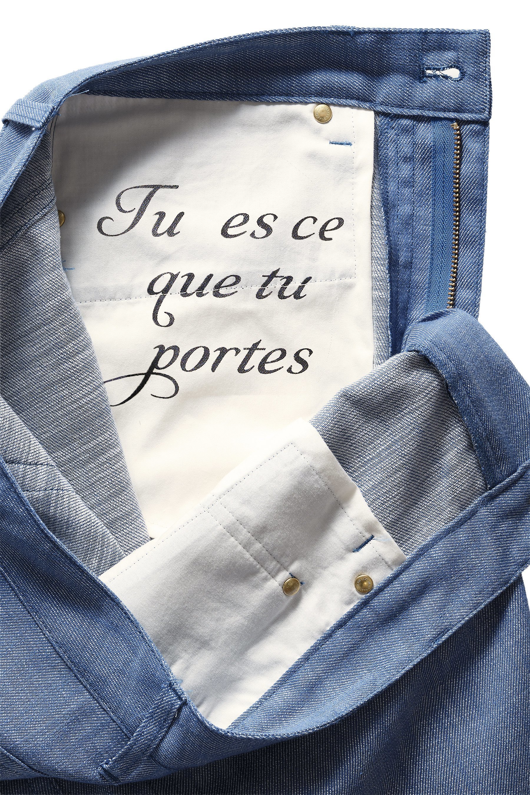 【アロー/aLORS】のPantalon Eclat デニムパンツ 大人の最旬トレンドファッション＆コーディネート founy(ファウニー) 　ファッション　Fashion　レディースファッション　Fashion for Women　パンツ　Pants & Trousers　デニムパンツ・ジーンズ・美脚デニム　Denim Jeans & Pants　イタリア　Italy　エレガント 上品　Elegant　ジャケット　Jacket, Outerwear　スラックス　Slacks, Dress Pants　デニム　Denim, Jeans Material　バランス　Balance, Style Balance　プリント　Print, Printed Pattern　ラグジュアリー　Luxury, Elegant　リラックス　Relax, Relaxed Fit　ワイド　Wide, Wide Fit　夏　Summer　新作・新入荷　New Arrivals / New In　other-6|ID: prp329100004893057 ipo3291000000036575582