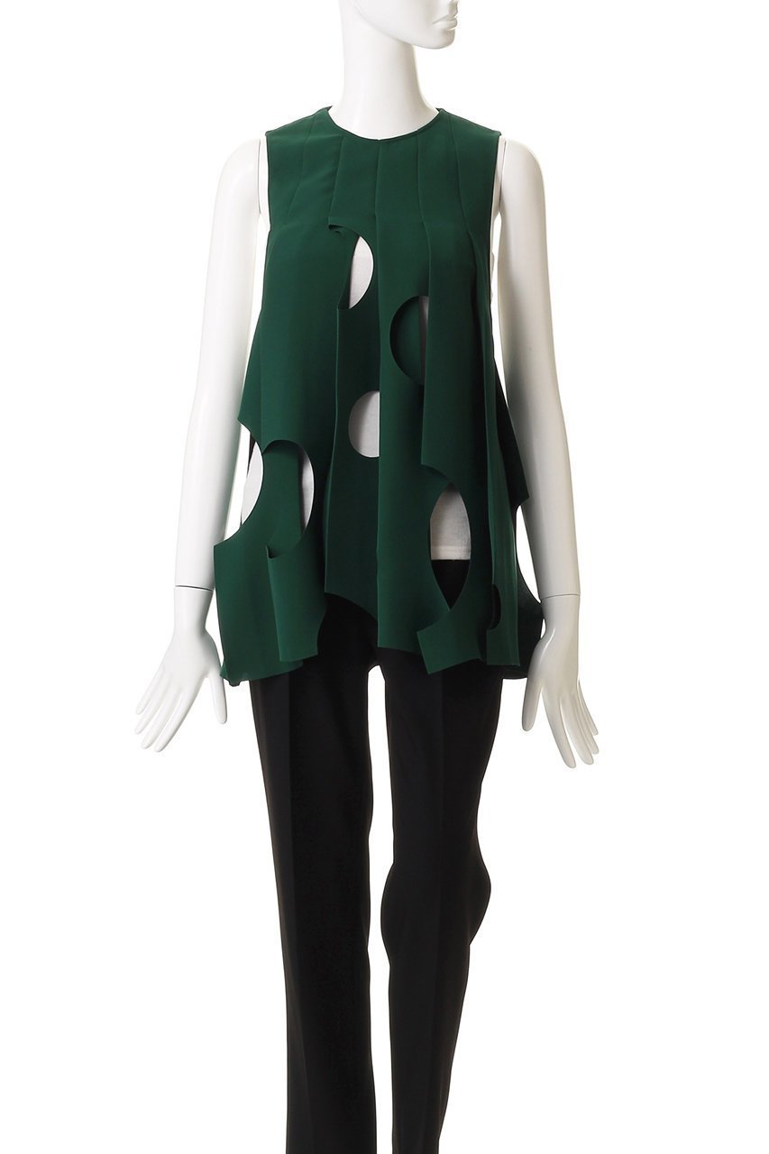 【エンフォルド/ENFOLD】のTONE-HOLE VEST/ベスト 大人の最旬トレンドファッション＆コーディネート founy(ファウニー) 　ファッション　Fashion　レディースファッション　Fashion for Women　アウター　Coat / Outerwear Collection　レディースジャケット・軽アウター　Jackets　インナー　Innerwear　ジャケット　Jacket, Outerwear　プリーツ　Pleats, Pleated　ベスト　Vest, Waistcoat　モチーフ　Motif, Design Theme　今季　This Season, Current Season　other-2|ID: prp329100004893150 ipo3291000000036576369