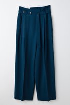 【エンフォルド/ENFOLD】のBELT WIDE-STRAIGHT TROUSERS/トラウザー・パンツ ダークブルー|ID: prp329100004893156 ipo3291000000036866731