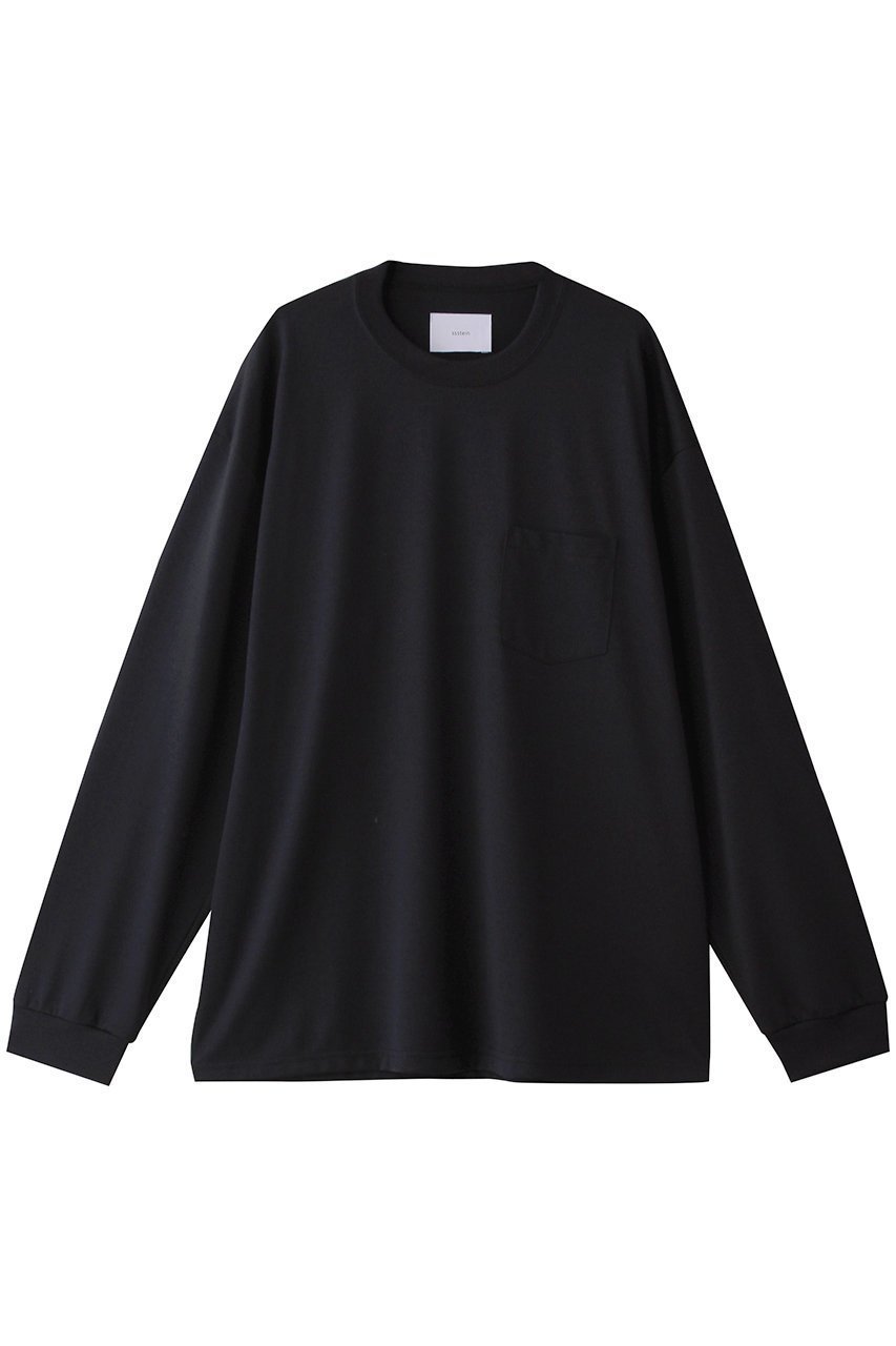 【シュタイン/ssstein】の【UNISEX】OVERSIZED LONG SLEEVE POCKET TEE インテリア・キッズ・メンズ・レディースファッション・服の通販 founy(ファニー) 　ファッション　Fashion　レディースファッション　Fashion for Women　トップス・カットソー　Cut & Sew Tops　シャツ・ブラウス・オフィスカジュアル　Elegant Blouses & Button-Ups　ロングTシャツ・Tシャツ　Longline T-Shirts & Tees　カットソー・ベーシックTシャツ　Cut-and-Sewn Tops / Stretch Tees & Basics　ユニセックス　Unisex, Genderless　なめらか　Smooth, Silky Texture　スリーブ　Sleeve, Long Sleeve / Short Sleeve　ロング　Long, Long-Length　定番　Standard, Basic Item　ダークネイビー|ID: prp329100004893175 ipo3291000000036576563