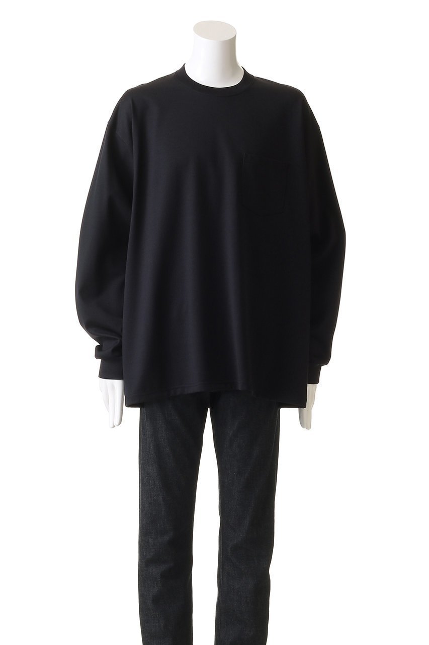 【シュタイン/ssstein】の【UNISEX】OVERSIZED LONG SLEEVE POCKET TEE 人気、トレンドファッション・服の通販 founy(ファニー) 　ファッション　Fashion　レディースファッション　Fashion for Women　トップス・カットソー　Cut & Sew Tops　シャツ・ブラウス・オフィスカジュアル　Elegant Blouses & Button-Ups　ロングTシャツ・Tシャツ　Longline T-Shirts & Tees　カットソー・ベーシックTシャツ　Cut-and-Sewn Tops / Stretch Tees & Basics　ユニセックス　Unisex, Genderless　なめらか　Smooth, Silky Texture　スリーブ　Sleeve, Long Sleeve / Short Sleeve　ロング　Long, Long-Length　定番　Standard, Basic Item　other-2|ID: prp329100004893175 ipo3291000000036576565