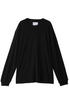 【シュタイン/ssstein】の【UNISEX】FINE WOOL OVERSIZED LONG SLEEVE TEE 人気、トレンドファッション・服の通販 founy(ファニー) ファッション Fashion レディースファッション Fashion for Women トップス・カットソー Cut & Sew Tops シャツ・ブラウス・オフィスカジュアル Elegant Blouses & Button-Ups ロングTシャツ・Tシャツ Longline T-Shirts & Tees カットソー・ベーシックTシャツ Cut-and-Sewn Tops / Stretch Tees & Basics ユニセックス Unisex, Genderless インナー Innerwear スリーブ Sleeve, Long Sleeve / Short Sleeve ロング Long, Long-Length thumbnail ブラック|ID: prp329100004893176 ipo3291000000036576571