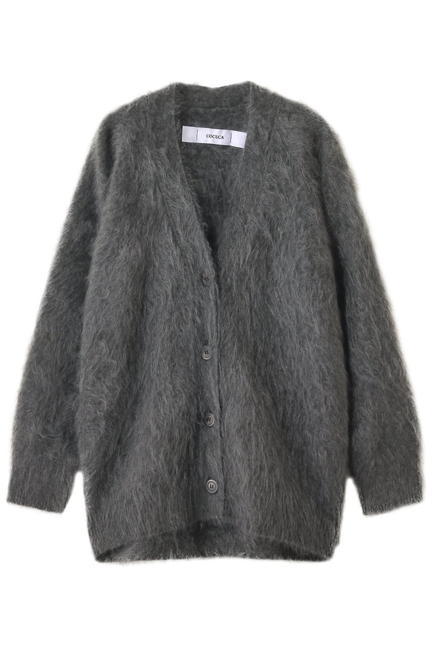 【ザ ストア バイ シー/THE STORE by C】の【COCUCA】カシミヤファーカーディガン インテリア・キッズ・メンズ・レディースファッション・服の通販 founy(ファウニー) 　ファッション　Fashion　レディースファッション　Fashion for Women　トップス・カットソー　Cut & Sew Tops　ニット　Knit Tops & Sweaters　カーディガン・羽織り　Layered Style Cardigans　エレガント 上品　Elegant　カーディガン　Cardigan, Knitwear　スペシャル　Special, Limited Edition　冬　Winter / This Winter　グレー|ID: prp329100004893342 ipo3291000000036867540