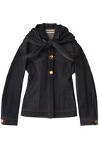 【プランク プロジェクト/PRANK PROJECT】のスカーフシェイプデニムジャケット / Scarf-Shaped Denim Jacket NVY(ネイビー)|ID: prp329100004893349 ipo3291000000036578263