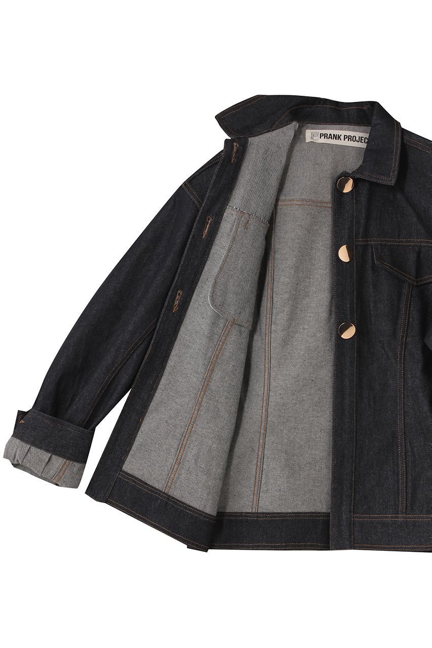 【プランク プロジェクト/PRANK PROJECT】のスカーフシェイプデニムジャケット / Scarf-Shaped Denim Jacket 大人の最旬トレンドファッション＆コーディネート founy(ファウニー) 　ファッション　Fashion　レディースファッション　Fashion for Women　アウター　Coat / Outerwear Collection　レディースジャケット・軽アウター　Jackets　デニムジャケット / カジュアルアウター　Denim Jackets　インディゴ　Indigo Denim　シェイプ　Shape, Slim Fit　ジャケット　Jacket, Outerwear　スカーフ　Scarf, Neckwear　スリット　Slit, Slit Detail　セットアップ　Set-Up, Coordinated Outfit　デニム　Denim, Jeans Material　フロント　Front, Front Design　other-6|ID: prp329100004893349 ipo3291000000036578270