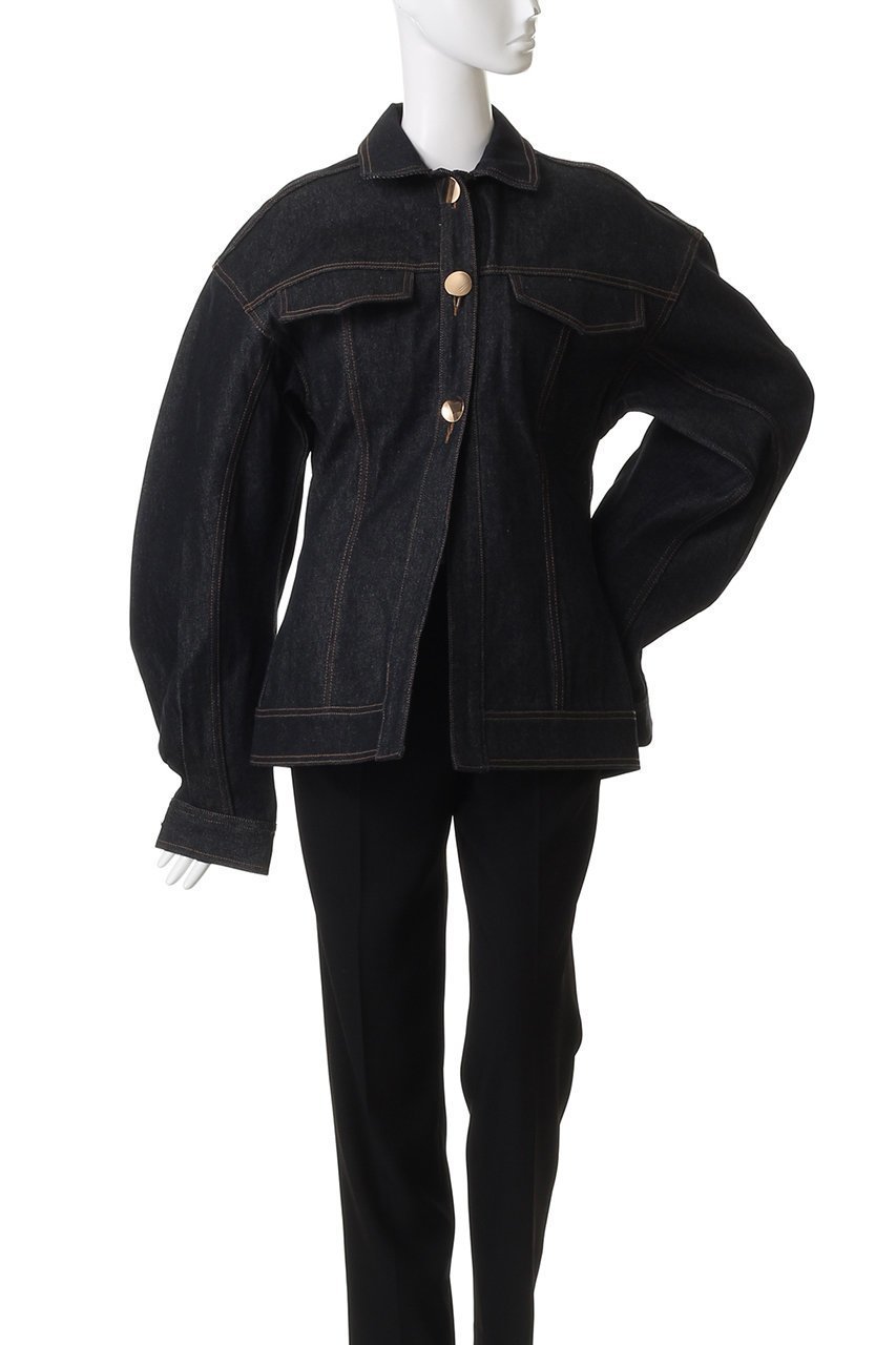 【プランク プロジェクト/PRANK PROJECT】のスカーフシェイプデニムジャケット / Scarf-Shaped Denim Jacket 大人の最旬トレンドファッション＆コーディネート founy(ファウニー) 　ファッション　Fashion　レディースファッション　Fashion for Women　アウター　Coat / Outerwear Collection　レディースジャケット・軽アウター　Jackets　デニムジャケット / カジュアルアウター　Denim Jackets　インディゴ　Indigo Denim　シェイプ　Shape, Slim Fit　ジャケット　Jacket, Outerwear　スカーフ　Scarf, Neckwear　スリット　Slit, Slit Detail　セットアップ　Set-Up, Coordinated Outfit　デニム　Denim, Jeans Material　フロント　Front, Front Design　other-7|ID: prp329100004893349 ipo3291000000036578272