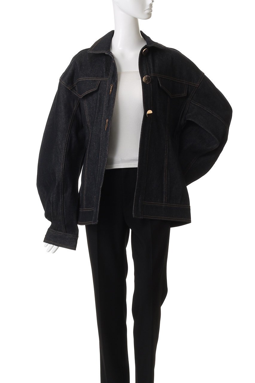 【プランク プロジェクト/PRANK PROJECT】のスカーフシェイプデニムジャケット / Scarf-Shaped Denim Jacket 大人の最旬トレンドファッション＆コーディネート founy(ファウニー) 　ファッション　Fashion　レディースファッション　Fashion for Women　アウター　Coat / Outerwear Collection　レディースジャケット・軽アウター　Jackets　デニムジャケット / カジュアルアウター　Denim Jackets　インディゴ　Indigo Denim　シェイプ　Shape, Slim Fit　ジャケット　Jacket, Outerwear　スカーフ　Scarf, Neckwear　スリット　Slit, Slit Detail　セットアップ　Set-Up, Coordinated Outfit　デニム　Denim, Jeans Material　フロント　Front, Front Design　other-8|ID: prp329100004893349 ipo3291000000036578274