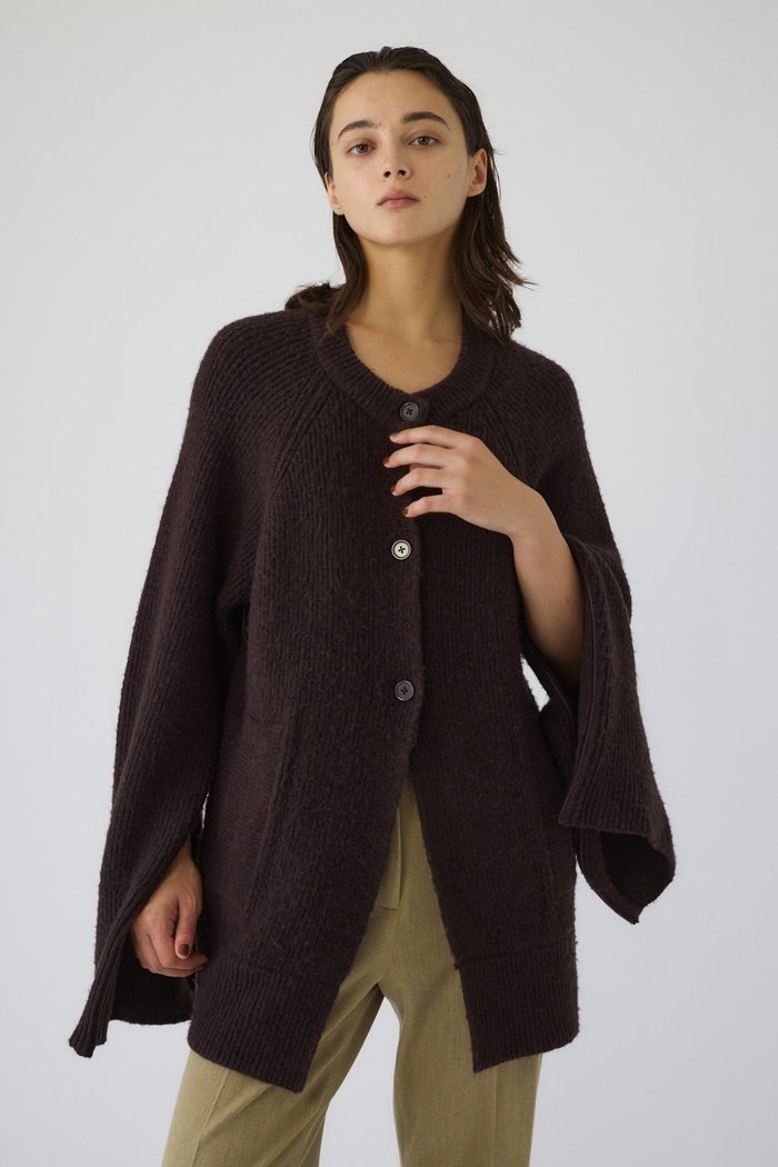 【リムアーク/RIM.ARK】のPoncho like raglan knit C/D/ニットカーディガン インテリア・キッズ・メンズ・レディースファッション・服の通販 founy(ファウニー) https://founy.com/ ファッション Fashion レディースファッション Fashion for Women トップス・カットソー Cut & Sew Tops ニット Knit Tops & Sweaters カーディガン・羽織り Layered Style Cardigans おすすめ Recommended / Our Picks カーディガン Cardigan, Knitwear スラックス Slacks, Dress Pants スリーブ Sleeve, Long Sleeve / Short Sleeve デニム Denim, Jeans Material ポンチョ Poncho, Cape Style リラックス Relax, Relaxed Fit |ID: prp329100004893361 ipo3291000000036578313