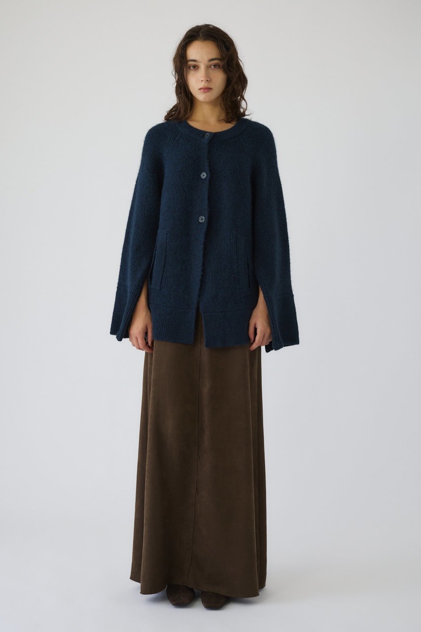 【リムアーク/RIM.ARK】のPoncho like raglan knit C/D/ニットカーディガン 大人の最旬トレンドファッション＆コーディネート founy(ファウニー) 　ファッション　Fashion　レディースファッション　Fashion for Women　トップス・カットソー　Cut & Sew Tops　ニット　Knit Tops & Sweaters　カーディガン・羽織り　Layered Style Cardigans　おすすめ　Recommended / Our Picks　カーディガン　Cardigan, Knitwear　スラックス　Slacks, Dress Pants　スリーブ　Sleeve, Long Sleeve / Short Sleeve　デニム　Denim, Jeans Material　ポンチョ　Poncho, Cape Style　リラックス　Relax, Relaxed Fit　other-5|ID: prp329100004893361 ipo3291000000036578322
