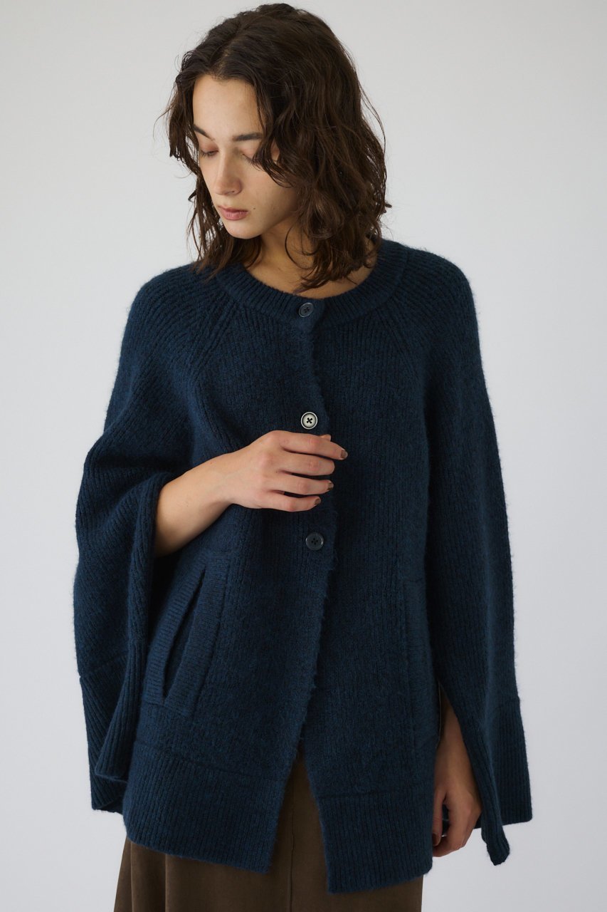 【リムアーク/RIM.ARK】のPoncho like raglan knit C/D/ニットカーディガン 大人の最旬トレンドファッション＆コーディネート founy(ファウニー) 　ファッション　Fashion　レディースファッション　Fashion for Women　トップス・カットソー　Cut & Sew Tops　ニット　Knit Tops & Sweaters　カーディガン・羽織り　Layered Style Cardigans　おすすめ　Recommended / Our Picks　カーディガン　Cardigan, Knitwear　スラックス　Slacks, Dress Pants　スリーブ　Sleeve, Long Sleeve / Short Sleeve　デニム　Denim, Jeans Material　ポンチョ　Poncho, Cape Style　リラックス　Relax, Relaxed Fit　other-6|ID: prp329100004893361 ipo3291000000036578324