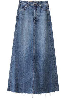 【ヤヌーク/YANUK】 マキシ Aライン スカート大人の最旬トレンドファッション＆コーディネート founy(ファウニー) ファッション Fashion レディースファッション Fashion for Women スカート Skirts Aライン・フレアスカート A-Line & Flared Skirts ロングスカート Long Skirts / Maxi & Midi Skirts カットオフ Cut-Off Design デニム Denim, Jeans Material フェミニン Feminine, Girly マキシ Maxi, Full Length ロング Long, Long-Length |ID:prp329100004893364