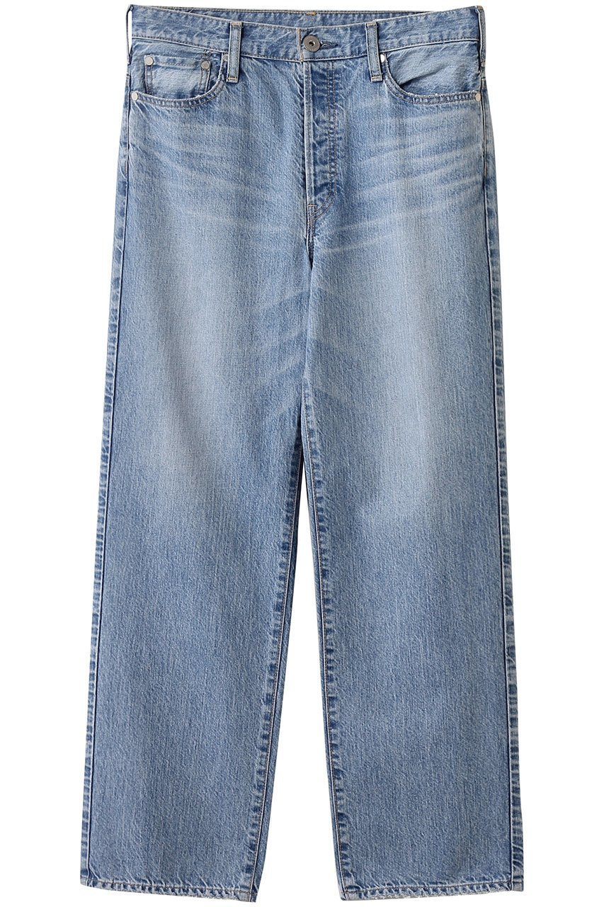 【アッパー ハイツ/upper hights】の【amalie & cecilie upper hights】THE CECILIE ミッドライズワンドストレートデニムパンツ インテリア・キッズ・メンズ・レディースファッション・服の通販 founy(ファニー) ファッション Fashion レディースファッション Fashion for Women パンツ Pants & Trousers デニムパンツ・ジーンズ・美脚デニム Denim Jeans & Pants ストレート Straight, Straight Cut ダメージ Distressed, Destroyed デニム Denim, Jeans Material ループ Loop, Loop Knit ワイド Wide, Wide Fit ヴィンテージ Vintage Style エレガント 上品 Elegant 定番 Standard, Basic Item FLOW|ID: prp329100004893377 ipo3291000000036578391