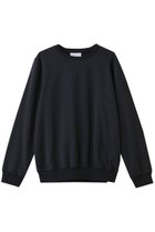 【スローン/SLOANE】のスピンギザコットン クルーネックスウェット 人気、トレンドファッション・服の通販 founy(ファニー) ファッション Fashion レディースファッション Fashion for Women トップス・カットソー Cut & Sew Tops シャツ・ブラウス・オフィスカジュアル Elegant Blouses & Button-Ups レディースパーカー・カジュアルフーディー Casual Hoodies & Sweatshirts ロングTシャツ・Tシャツ Longline T-Shirts & Tees スウェット・クルーネックトップス Sweatshirts & Crewnecks / Relaxed Fit Sweat Tops カットソー・ベーシックTシャツ Cut-and-Sewn Tops / Stretch Tees & Basics なめらか Smooth, Silky Texture インド Indian Textile スウェット / スエット Sweatshirt, Sweatwear ベーシック Basic, Essential thumbnail ネイビー|ID: prp329100004893385 ipo3291000000036578434