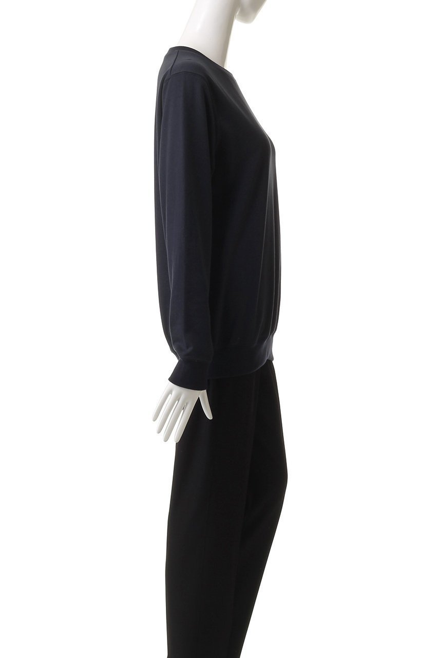 【スローン/SLOANE】のスピンギザコットン クルーネックスウェット 人気、トレンドファッション・服の通販 founy(ファニー) ファッション Fashion レディースファッション Fashion for Women トップス・カットソー Cut & Sew Tops シャツ・ブラウス・オフィスカジュアル Elegant Blouses & Button-Ups レディースパーカー・カジュアルフーディー Casual Hoodies & Sweatshirts ロングTシャツ・Tシャツ Longline T-Shirts & Tees スウェット・クルーネックトップス Sweatshirts & Crewnecks / Relaxed Fit Sweat Tops カットソー・ベーシックTシャツ Cut-and-Sewn Tops / Stretch Tees & Basics なめらか Smooth, Silky Texture インド Indian Textile スウェット / スエット Sweatshirt, Sweatwear ベーシック Basic, Essential other-3|ID: prp329100004893385 ipo3291000000036578437