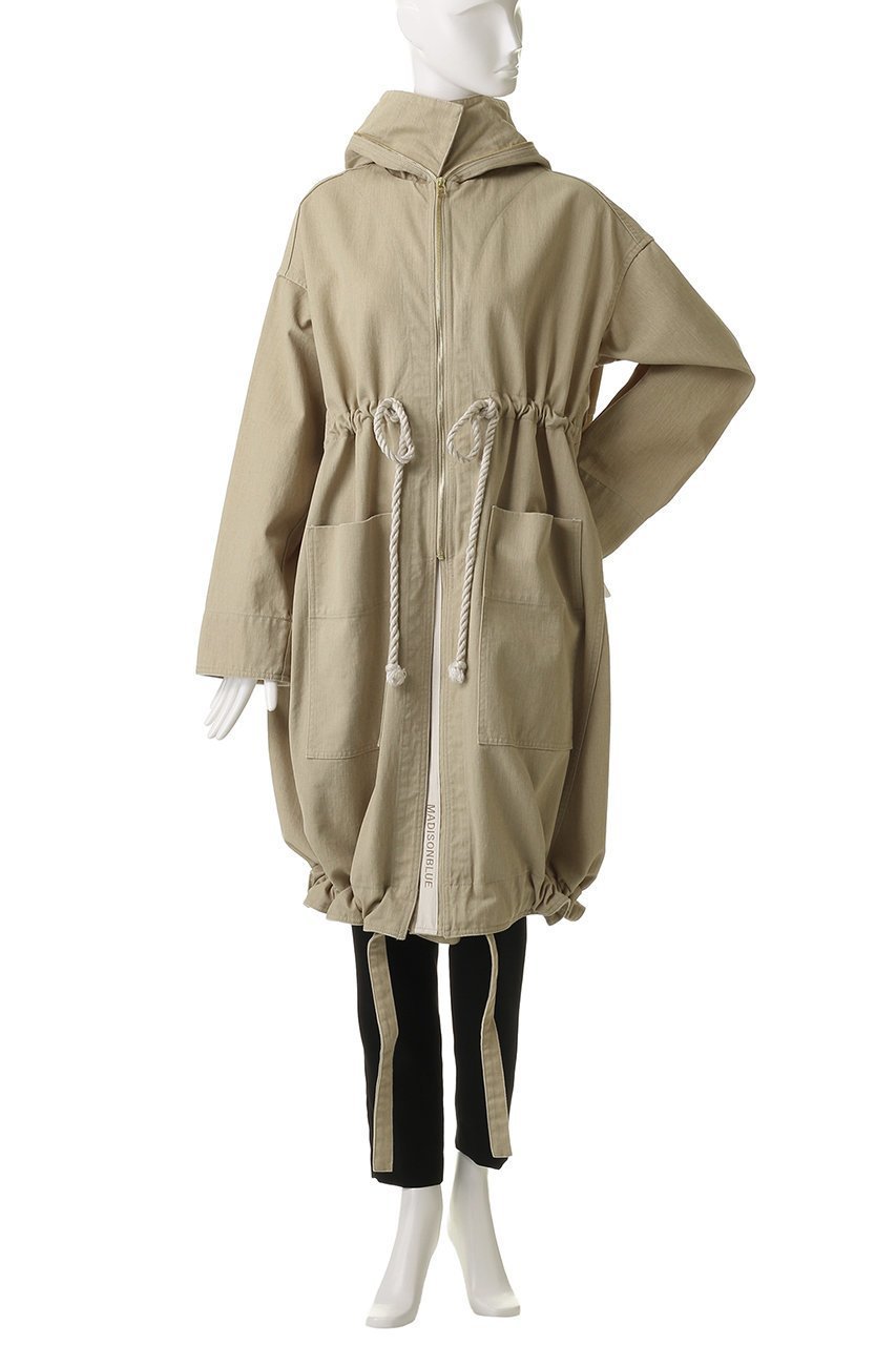 【マディソンブルー/MADISONBLUE】のPC OVERSIZED HOODED COAT コート 大人の最旬トレンドファッション＆コーディネート founy(ファウニー) 　ファッション　Fashion　レディースファッション　Fashion for Women　アウター　Coat / Outerwear Collection　コート・ロングコート・ピーコート　Long Coats, Peacoats & More　ユニセックス　Unisex, Genderless　コーティング　Coating, Coated Finish　ロング　Long, Long-Length　ヴィンテージ　Vintage Style　other-8|ID: prp329100004893404 ipo3291000000036867965