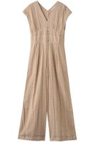 【ヌキテパ/NE QUITTEZ PAS】のSTRIPE CUTWORK オールインワン 人気、トレンドファッション・服の通販 founy(ファニー) ファッション Fashion レディースファッション Fashion for Women パンツ Pants & Trousers ギャザー Gathered, Ruffled ストライプ Stripe, Striped Pattern フロント Front, Front Design ワーク Workwear, Utility Style エレガント 上品 Elegant |ID:prp329100004893422