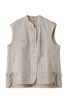 【キッドブルー/KID BLUE】のLIBERTYキルトベスト 人気、トレンドファッション・服の通販 founy(ファニー) ファッション Fashion レディースファッション Fashion for Women アウター Coat / Outerwear Collection レディースジャケット・軽アウター Jackets キルティング Quilted, Quilting キルト Quilt, Quilted Fabric ジャケット Jacket, Outerwear ストライプ Stripe, Striped Pattern パイピング Piping, Trim Design ベスト Vest, Waistcoat リボン Ribbon, Bow リラックス Relax, Relaxed Fit thumbnail アイボリー|ID: prp329100004893447 ipo3291000000036578909
