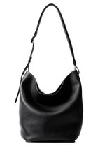 【オブジェクツアイオー/objcts.io】のエッセンシャルデイリーレザーホーボー ミディアム ブラック|ID: prp329100004893457 ipo3291000000036579009