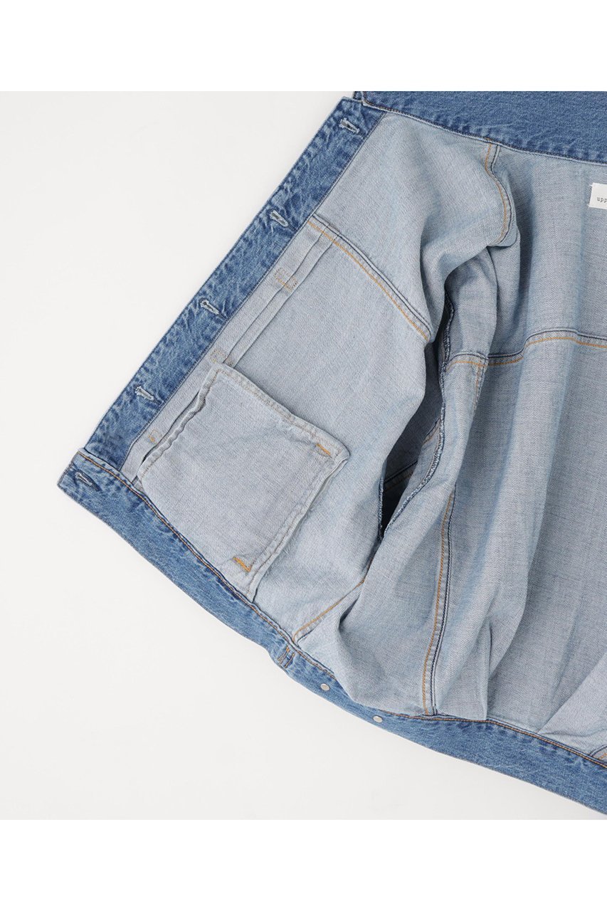 【ル フィル/LE PHIL】のTHE LOOSE DENIM JK 人気、トレンドファッション・服の通販 founy(ファニー) 　ファッション　Fashion　レディースファッション　Fashion for Women　アウター　Coat / Outerwear Collection　レディースジャケット・軽アウター　Jackets　コレクション　Collection, Seasonal Line　ジャケット　Jacket, Outerwear　スマート　Smart, Elegant　デニム　Denim, Jeans Material　フィット　Fit, Slim Fit　ワーク　Workwear, Utility Style　定番　Standard, Basic Item　other-8|ID: prp329100004893483 ipo3291000000036579180