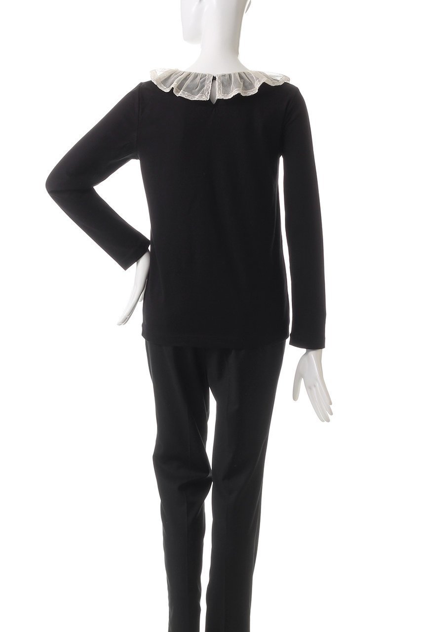 【ビリティス ディセッタン/Bilitis dix-sept ans】のチュールカラーロングTシャツ 人気、トレンドファッション・服の通販 founy(ファニー) ファッション Fashion レディースファッション Fashion for Women トップス・カットソー Cut & Sew Tops シャツ・ブラウス・オフィスカジュアル Elegant Blouses & Button-Ups ロングTシャツ・Tシャツ Longline T-Shirts & Tees カットソー・ベーシックTシャツ Cut-and-Sewn Tops / Stretch Tees & Basics なめらか Smooth, Silky Texture シンプル Simple, Minimal スリーブ Sleeve, Long Sleeve / Short Sleeve ダウン Down, Puffer ボトム Bottoms, Lower Wear ロング Long, Long-Length other-4|ID: prp329100004893498 ipo3291000000036579263