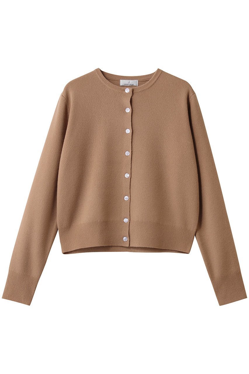 【ジェイドット/j.】のスーパーファインメリノコンパクトカーディガン インテリア・キッズ・メンズ・レディースファッション・服の通販 founy(ファニー) 　ファッション　Fashion　レディースファッション　Fashion for Women　トップス・カットソー　Cut & Sew Tops　ニット　Knit Tops & Sweaters　カーディガン・羽織り　Layered Style Cardigans　カーディガン　Cardigan, Knitwear　コンパクト　Compact, Small Size　シンプル　Simple, Minimal　キャメル|ID: prp329100004893499 ipo3291000000036579267