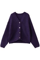 【ナナデコール/nanadecor】のシルクモヘヤカーディガン 人気、トレンドファッション・服の通販 founy(ファニー) ファッション Fashion レディースファッション Fashion for Women トップス・カットソー Cut & Sew Tops ニット Knit Tops & Sweaters カーディガン・羽織り Layered Style Cardigans カーディガン Cardigan, Knitwear シルク Silk, 100% Silk エレガント 上品 Elegant thumbnail パープル|ID: prp329100004893503 ipo3291000000036579300