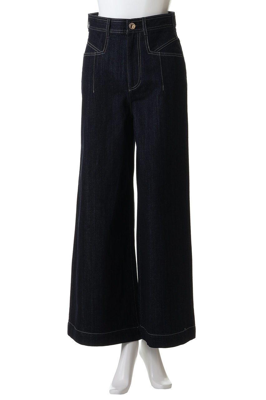 【アルアバイル/allureville】の【Loulou Willoughby】デニムバギーパンツ A 大人の最旬トレンドファッション＆コーディネート founy(ファウニー) 　ファッション　Fashion　レディースファッション　Fashion for Women　パンツ　Pants & Trousers　インディゴ　Indigo Denim　デニム　Denim, Jeans Material　ロング　Long, Long-Length　定番　Standard, Basic Item　other-2|ID: prp329100004893563 ipo3291000000036868708