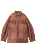 【プランク プロジェクト/PRANK PROJECT】のオーバージージャン 人気、トレンドファッション・服の通販 founy(ファニー) ファッション Fashion レディースファッション Fashion for Women アウター Coat / Outerwear Collection レディースジャケット・軽アウター Jackets ブルゾンジャケット・スポーティアウター Blouson Jackets おすすめ Recommended / Our Picks シェイプ Shape, Slim Fit ジャケット Jacket, Outerwear スリーブ Sleeve, Long Sleeve / Short Sleeve デニム Denim, Jeans Material フォルム Silhouette, Form ブルゾン Blouson, Bomber Jacket ヴィンテージ Vintage Style thumbnail P.BGE(ピンクベージュ)|ID: prp329100004893580 ipo3291000000036579932