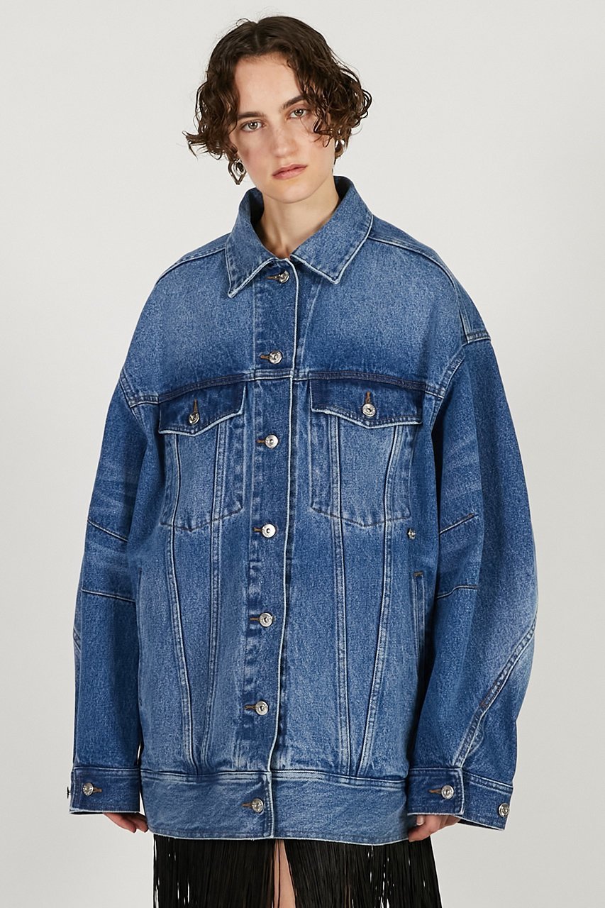 【プランク プロジェクト/PRANK PROJECT】のオーバージージャン 人気、トレンドファッション・服の通販 founy(ファニー) 　ファッション　Fashion　レディースファッション　Fashion for Women　アウター　Coat / Outerwear Collection　レディースジャケット・軽アウター　Jackets　ブルゾンジャケット・スポーティアウター　Blouson Jackets　おすすめ　Recommended / Our Picks　シェイプ　Shape, Slim Fit　ジャケット　Jacket, Outerwear　スリーブ　Sleeve, Long Sleeve / Short Sleeve　デニム　Denim, Jeans Material　フォルム　Silhouette, Form　ブルゾン　Blouson, Bomber Jacket　ヴィンテージ　Vintage Style　other-4|ID: prp329100004893580 ipo3291000000036612294