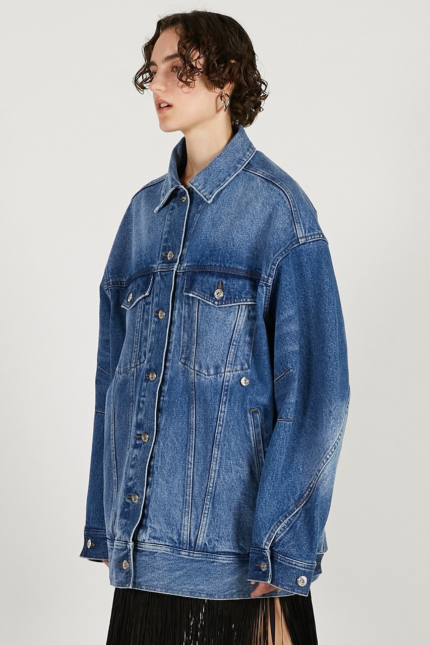 【プランク プロジェクト/PRANK PROJECT】のオーバージージャン 人気、トレンドファッション・服の通販 founy(ファニー) 　ファッション　Fashion　レディースファッション　Fashion for Women　アウター　Coat / Outerwear Collection　レディースジャケット・軽アウター　Jackets　ブルゾンジャケット・スポーティアウター　Blouson Jackets　おすすめ　Recommended / Our Picks　シェイプ　Shape, Slim Fit　ジャケット　Jacket, Outerwear　スリーブ　Sleeve, Long Sleeve / Short Sleeve　デニム　Denim, Jeans Material　フォルム　Silhouette, Form　ブルゾン　Blouson, Bomber Jacket　ヴィンテージ　Vintage Style　other-5|ID: prp329100004893580 ipo3291000000036612296