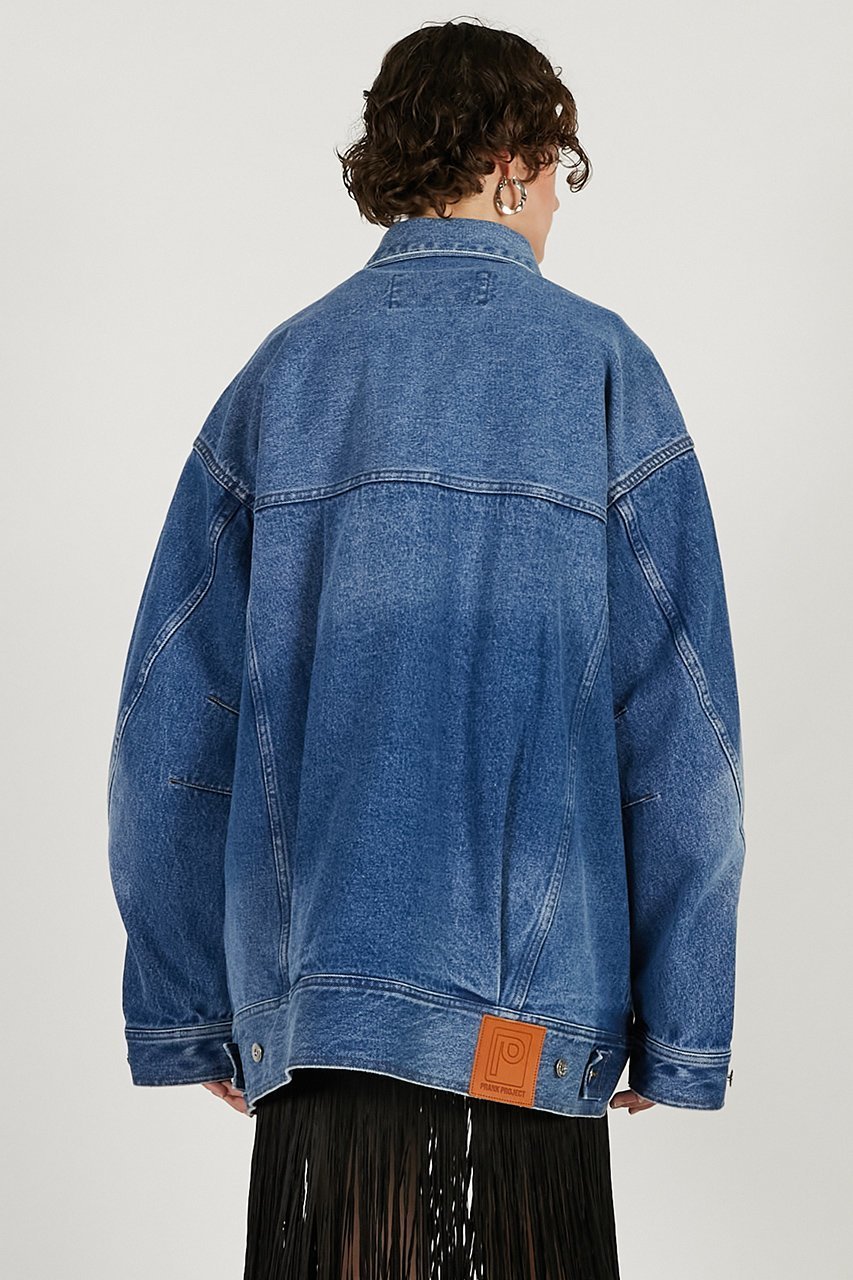 【プランク プロジェクト/PRANK PROJECT】のオーバージージャン 人気、トレンドファッション・服の通販 founy(ファニー) 　ファッション　Fashion　レディースファッション　Fashion for Women　アウター　Coat / Outerwear Collection　レディースジャケット・軽アウター　Jackets　ブルゾンジャケット・スポーティアウター　Blouson Jackets　おすすめ　Recommended / Our Picks　シェイプ　Shape, Slim Fit　ジャケット　Jacket, Outerwear　スリーブ　Sleeve, Long Sleeve / Short Sleeve　デニム　Denim, Jeans Material　フォルム　Silhouette, Form　ブルゾン　Blouson, Bomber Jacket　ヴィンテージ　Vintage Style　other-6|ID: prp329100004893580 ipo3291000000036612298