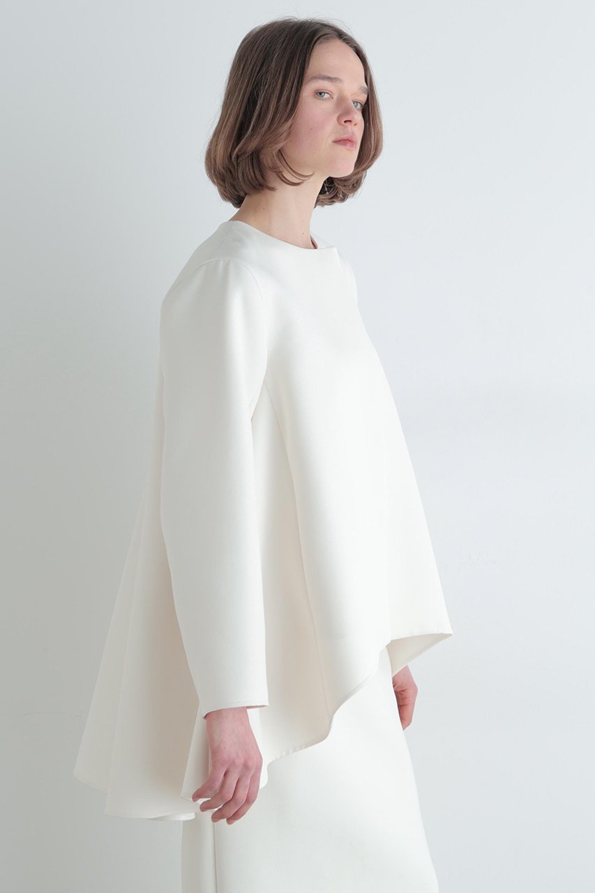 【ル フィル/LE PHIL】のエアートリプルクロスバックフレアジャケット 人気、トレンドファッション・服の通販 founy(ファニー) 　ファッション　Fashion　レディースファッション　Fashion for Women　アウター　Coat / Outerwear Collection　レディースジャケット・軽アウター　Jackets　グログラン　Grosgrain, Grosgrain Ribbon　ジャケット　Jacket, Outerwear　ジョーゼット　Georgette, Semi-Sheer Fabric　フォルム　Silhouette, Form　フォーマル　Formal, Dressy　フレア　Flare, Flared　エレガント 上品　Elegant　冬　Winter / This Winter　夏　Summer　other-4|ID: prp329100004893584 ipo3291000000036579964