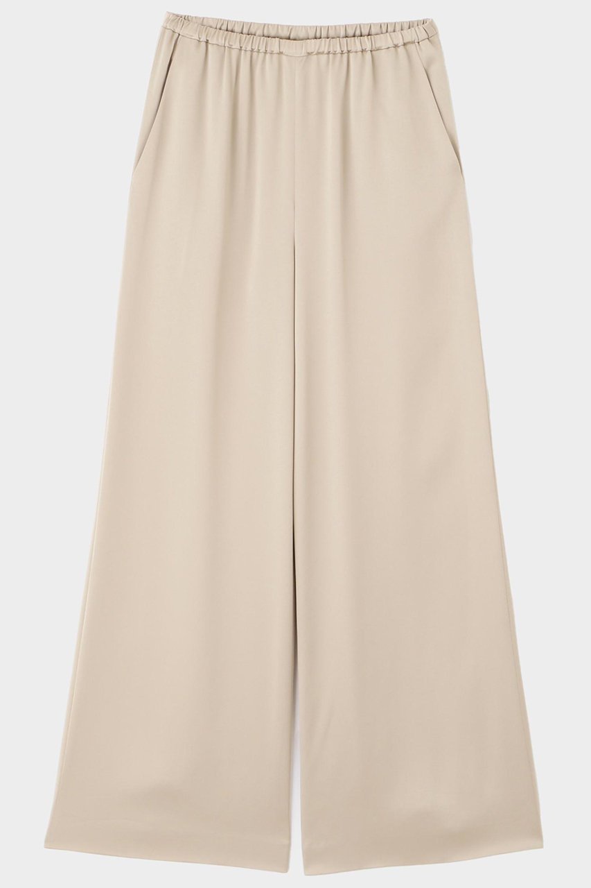 【ル フィル/LE PHIL】のクラシックサテンパンツ インテリア・キッズ・メンズ・レディースファッション・服の通販 founy(ファニー) 　ファッション　Fashion　レディースファッション　Fashion for Women　パンツ　Pants & Trousers　サテン　Satin, Glossy Fabric　シンプル　Simple, Minimal　スタンダード　Standard, Basic　ボトム　Bottoms, Lower Wear　モダン　Modern, Contemporary　リラックス　Relax, Relaxed Fit　エレガント 上品　Elegant　ベージュ|ID: prp329100004893586 ipo3291000000036579973