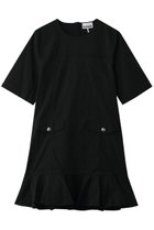 【ガニー/GANNI】のStretch Cotton フリル ミニ ドレス 人気、トレンドファッション・服の通販 founy(ファニー) ファッション Fashion レディースファッション Fashion for Women ワンピース Dresses フォーマル・パーティードレス・結婚式用ドレス Elegant & Casual Dresses チュニック Tunic Tops & Dresses ジュエリー Jewelry, Accessories ストレッチ Stretch, Stretchy Fabric チュニック Tunic, Long Top ドレス Dress, One-Piece フェミニン Feminine, Girly フリル Frill, Ruffle リュクス Luxury, Elegant, High-End, Chic thumbnail ブラック|ID: prp329100004893652 ipo3291000000036580430