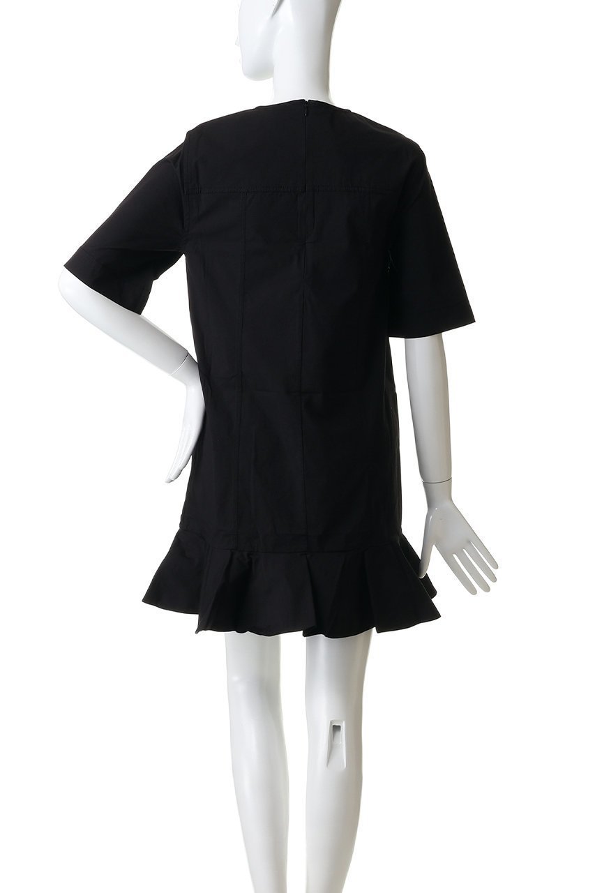 【ガニー/GANNI】のStretch Cotton フリル ミニ ドレス 人気、トレンドファッション・服の通販 founy(ファニー) 　ファッション　Fashion　レディースファッション　Fashion for Women　ワンピース　Dresses　フォーマル・パーティードレス・結婚式用ドレス　Elegant & Casual Dresses　チュニック　Tunic Tops & Dresses　ジュエリー　Jewelry, Accessories　ストレッチ　Stretch, Stretchy Fabric　チュニック　Tunic, Long Top　ドレス　Dress, One-Piece　フェミニン　Feminine, Girly　フリル　Frill, Ruffle　リュクス　Luxury, Elegant, High-End, Chic　other-4|ID: prp329100004893652 ipo3291000000036580435