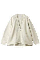 【エブール/ebure】のコットンナイロンミドルゲージニット Vネックカーディガン 人気、トレンドファッション・服の通販 founy(ファニー) ファッション Fashion レディースファッション Fashion for Women トップス・カットソー Cut & Sew Tops ニット Knit Tops & Sweaters カーディガン・羽織り Layered Style Cardigans Vネックトップス V-Neck Tops / V-Cut Neckline Shirts カーディガン Cardigan, Knitwear フレア Flare, Flared thumbnail ライトイエロー|ID: prp329100004893680 ipo3291000000036580585