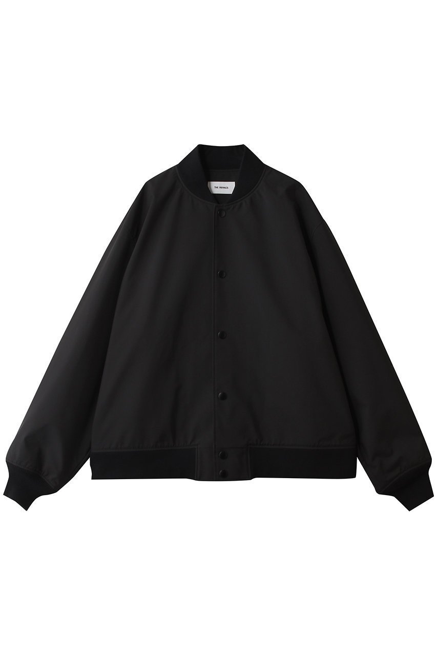 【ザ リラクス/THE RERACS / MEN】の【MEN】バーシティジャケット インテリア・キッズ・メンズ・レディースファッション・服の通販 founy(ファウニー) 　ファッション　Fashion　メンズファッション　Fashion for Men　ジャケット　Jacket, Outerwear　スポーティ　Sporty, Casual Athletic　スラックス　Slacks, Dress Pants　バランス　Balance, Style Balance　フォルム　Silhouette, Form　ブルゾン　Blouson, Bomber Jacket　ボトム　Bottoms, Lower Wear　ミリタリー　Military, Army Style　モダン　Modern, Contemporary　リラックス　Relax, Relaxed Fit　ブラック|ID: prp329100004893738 ipo3291000000036891497