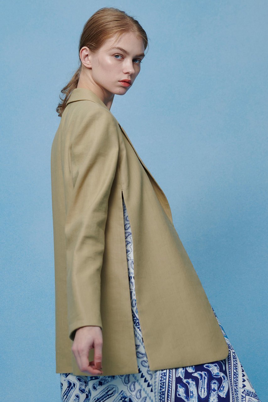 【アルアバイル/allureville】の【LOULOU WILLOUGHBY】NALYA リネンストレッチベルトジャケット 人気、トレンドファッション・服の通販 founy(ファニー) ファッション Fashion レディースファッション Fashion for Women アウター Coat / Outerwear Collection レディースジャケット・軽アウター Jackets ベルト&ウエストマーク Belts & Waist Accessories ジャケット Jacket, Outerwear スリット Slit, Slit Detail ファブリック Fabric, Textile ロング Long, Long-Length other-4|ID: prp329100004893771 ipo3291000000036581267