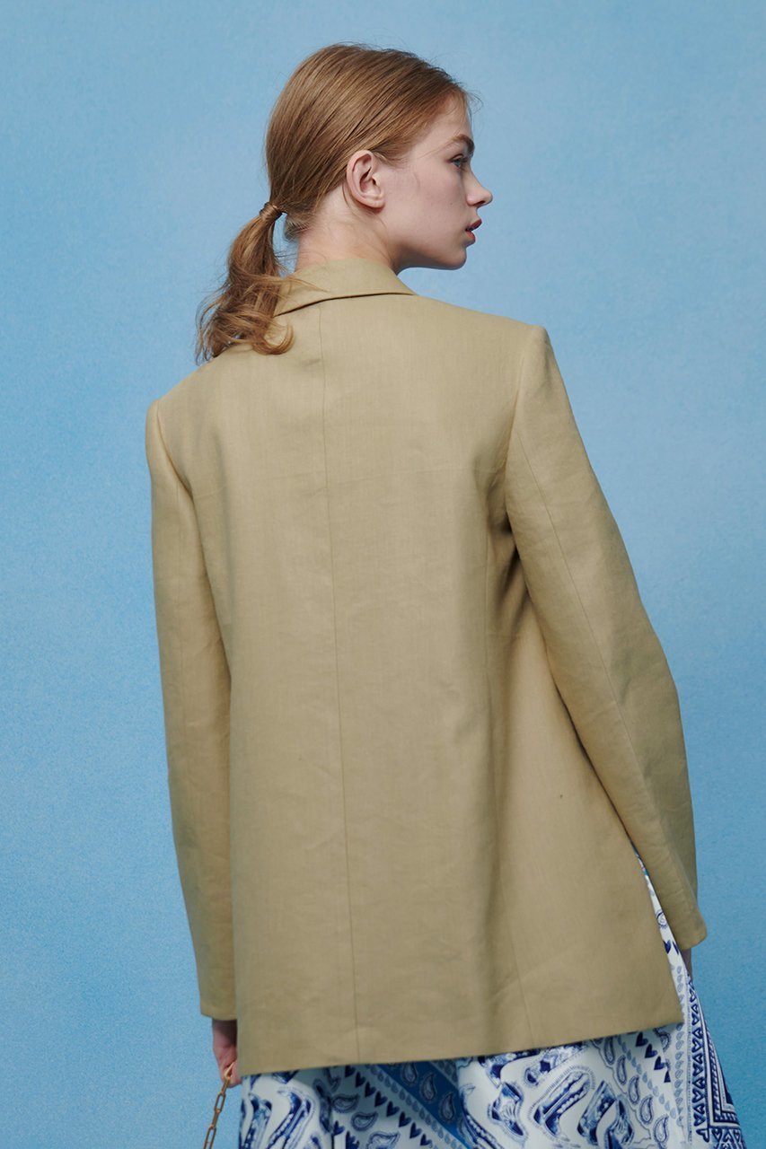 【アルアバイル/allureville】の【LOULOU WILLOUGHBY】NALYA リネンストレッチベルトジャケット 人気、トレンドファッション・服の通販 founy(ファニー) ファッション Fashion レディースファッション Fashion for Women アウター Coat / Outerwear Collection レディースジャケット・軽アウター Jackets ベルト&ウエストマーク Belts & Waist Accessories ジャケット Jacket, Outerwear スリット Slit, Slit Detail ファブリック Fabric, Textile ロング Long, Long-Length other-5|ID: prp329100004893771 ipo3291000000036581268