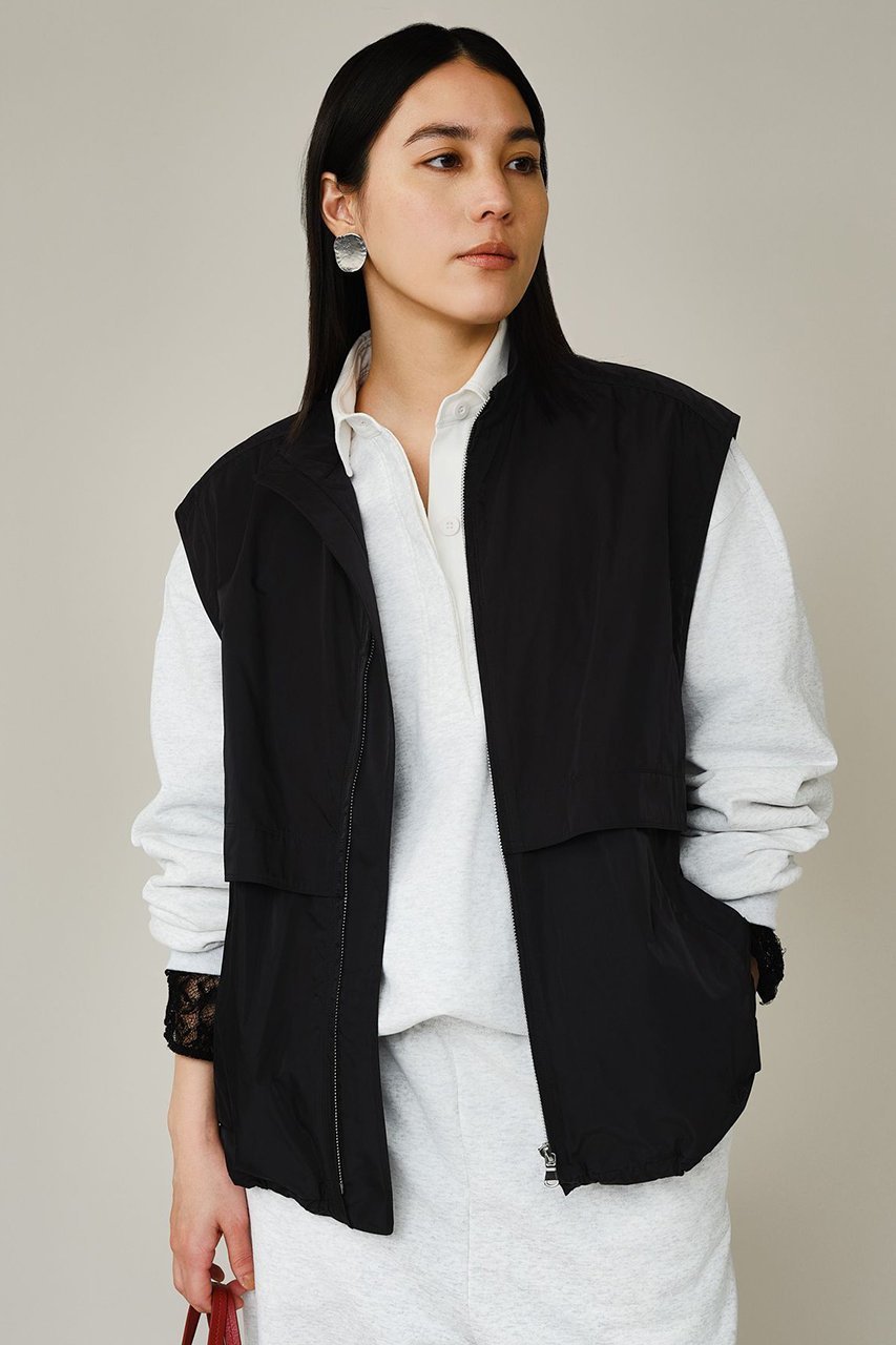 【カオス/Chaos】のドゥウェルベスト インテリア・キッズ・メンズ・レディースファッション・服の通販 founy(ファウニー) 　ファッション　Fashion　レディースファッション　Fashion for Women　アウター　Coat / Outerwear Collection　レディースジャケット・軽アウター　Jackets　ジャケット　Jacket, Outerwear　スウェット / スエット　Sweatshirt, Sweatwear　スポーティ　Sporty, Casual Athletic　タフタ　Taffeta, Structured Fabric　フォルム　Silhouette, Form　ベスト　Vest, Waistcoat　モダン　Modern, Contemporary　ロング　Long, Long-Length　ネイビー|ID: prp329100004893777 ipo3291000000036581314
