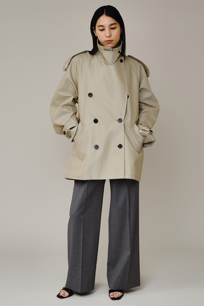 【カオス/Chaos】のルートントレンチコート 人気、トレンドファッション・服の通販 founy(ファニー) 　ファッション　Fashion　レディースファッション　Fashion for Women　アウター　Coat / Outerwear Collection　コート・ロングコート・ピーコート　Long Coats, Peacoats & More　トレンチコート / 春秋の定番アウター　Trench Coats　アクリル　Acrylic Material　コンパクト　Compact, Small Size　コーティング　Coating, Coated Finish　シャンブレー　Chambray, Denim-Like Fabric　ショート　Short, Short Length　ツイル　Twist, Twisted Detail　トレンチ　Trench, Trench Coat　フィット　Fit, Slim Fit　防寒　Cold Protection, Winter-Ready　ロング　Long, Long-Length　other-6|ID: prp329100004893779 ipo3291000000036581333